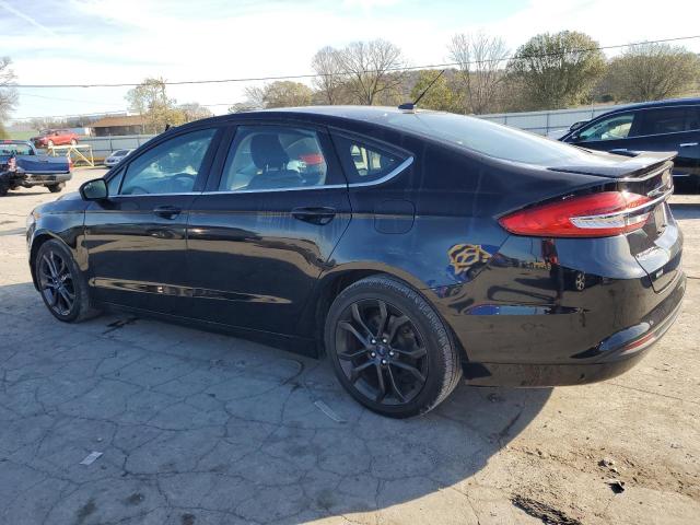 FORD FUSION SE 2018 black  hybrid engine 3FA6P0LU7JR169783 photo #3