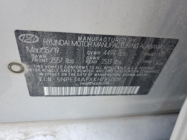 2019 HYUNDAI SONATA LIM - 5NPE34AFXKH785009