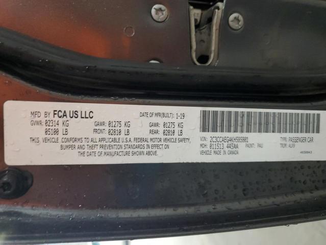 2019 CHRYSLER 300 LIMITE - 2C3CCAEG4KH585801