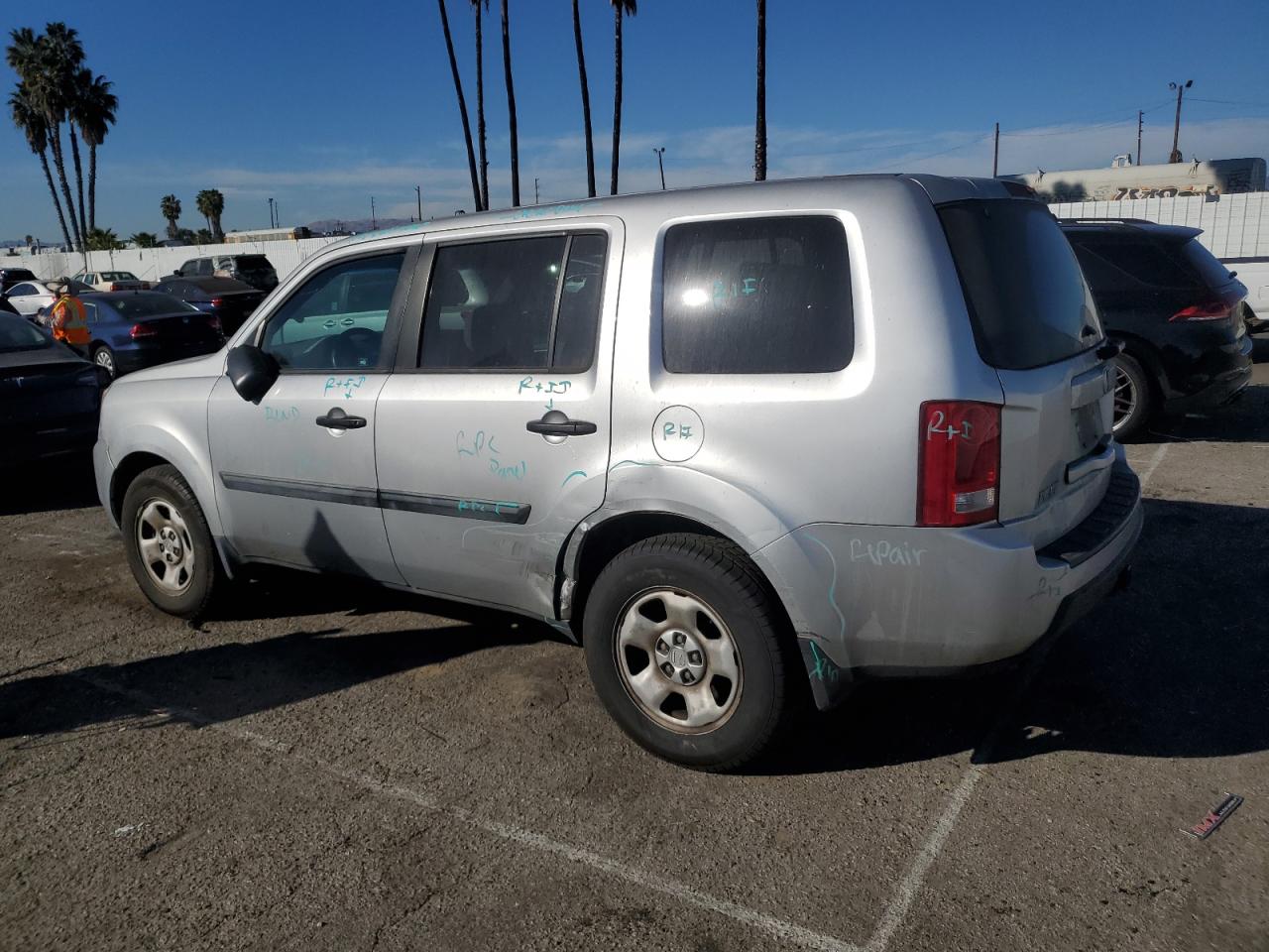 Lot #3022758452 2011 HONDA PILOT LX