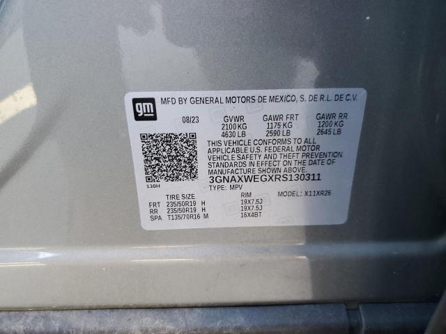 2024 CHEVROLET EQUINOX RS - 3GNAXWEGXRS130311