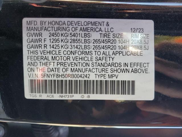 2024 HONDA PASSPORT E - 5FNYF8H50RB004242