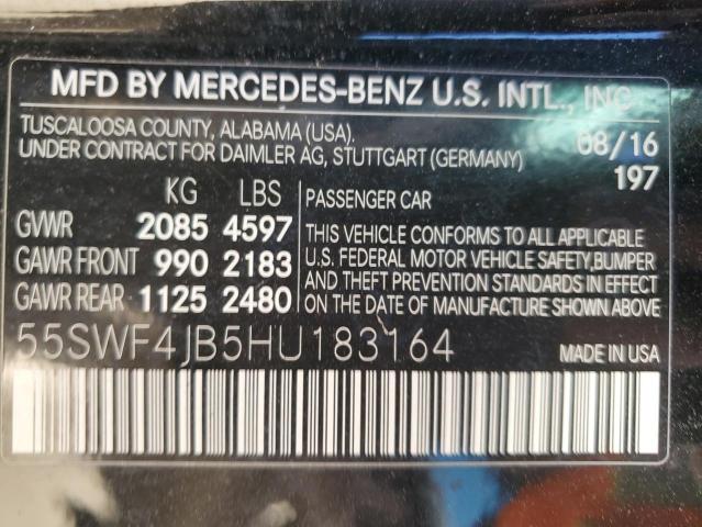 2017 MERCEDES-BENZ C 300 - 55SWF4JB5HU183164