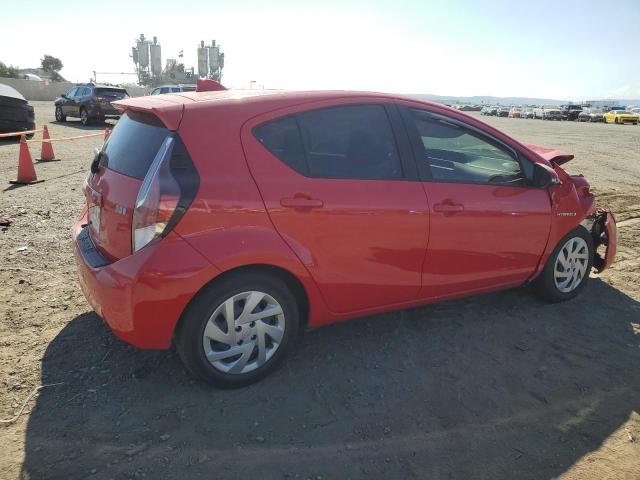 TOYOTA PRIUS C 2015 red hatchbac hybrid engine JTDKDTB34F1584069 photo #4