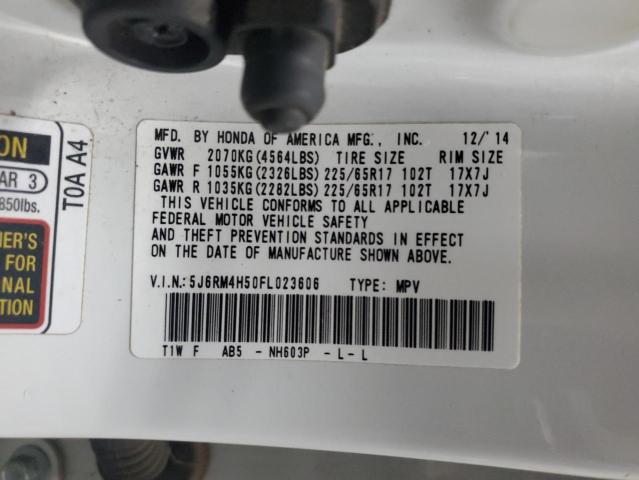 2015 HONDA CR-V EX - 5J6RM4H50FL023606