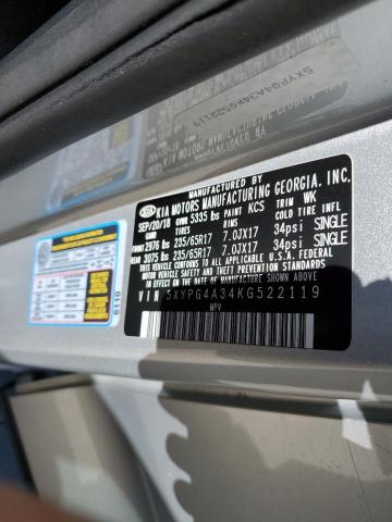 2019 KIA SORENTO L - 5XYPG4A34KG522119