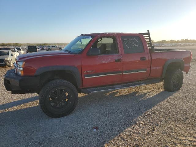 CHEVROLET SILVERADO 2004 red crew pic gas 1GCHC23U04F101031 photo #1