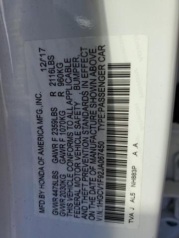 2018 HONDA ACCORD TOU - 1HGCV1F92JA067450