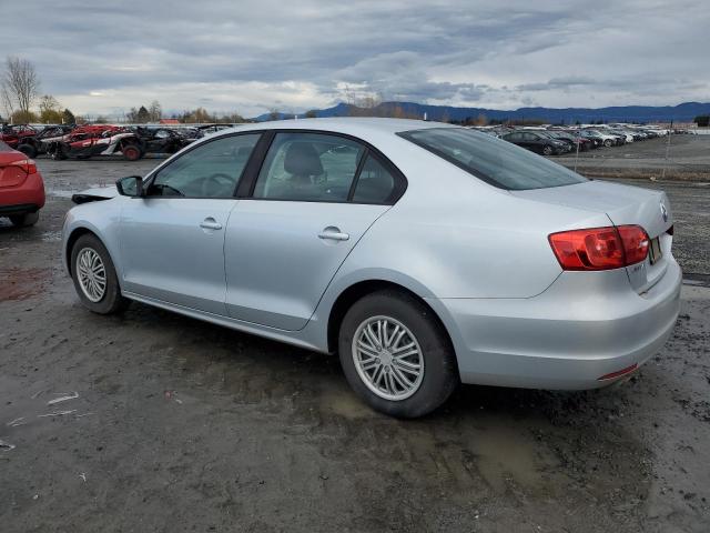 VOLKSWAGEN JETTA BASE 2012 silver  gas 3VW2K7AJ4CM308614 photo #3