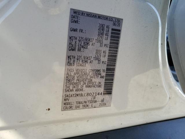 2020 NISSAN ROGUE S - 5N1AT2MT8LC802144