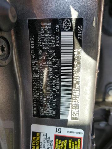 2018 TOYOTA CAMRY L - 4T1B11HK7JU518842