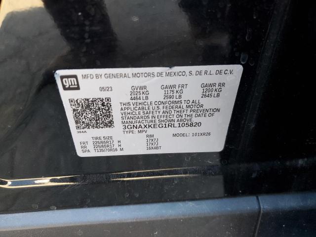 2024 CHEVROLET EQUINOX LT - 3GNAXKEG1RL105820