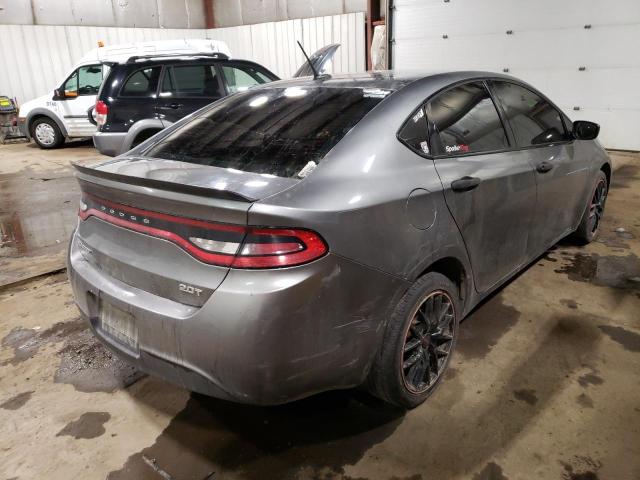 DODGE DART SE 2013 gray sedan 4d gas 1C3CDFAA1DD286780 photo #4