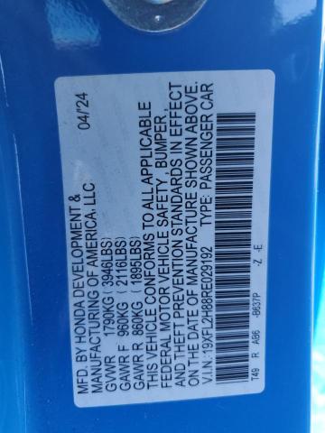 2024 HONDA CIVIC SPOR - 19XFL2H88RE029192