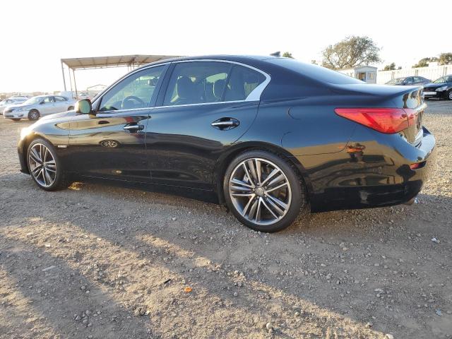 INFINITI Q50 HYBRID 2014 black  hybrid engine JN1AV7AP2EM690492 photo #3