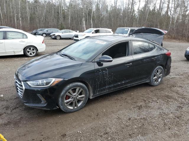 HYUNDAI ELANTRA SE 2018 black  gas KMHD84LF2JU642291 photo #1