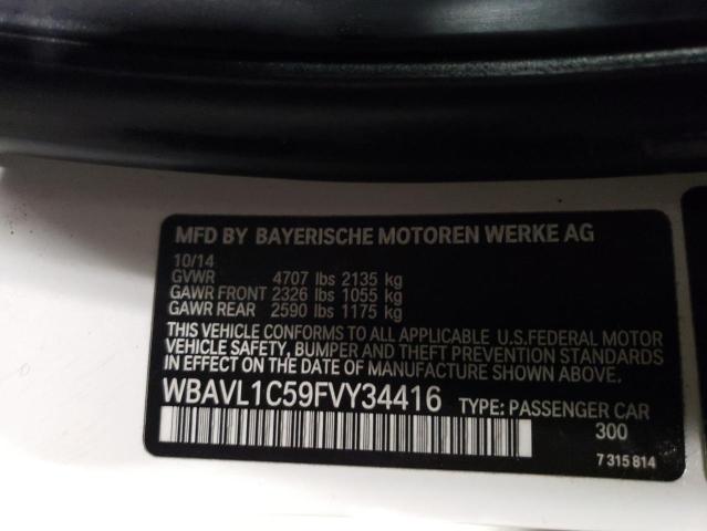 VIN WBAVL1C59FVY34416 2015 BMW X1, Xdrive28I no.13