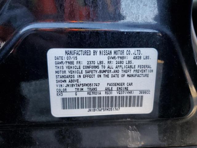 2015 INFINITI Q50 BASE - JN1BV7AP5FM351747