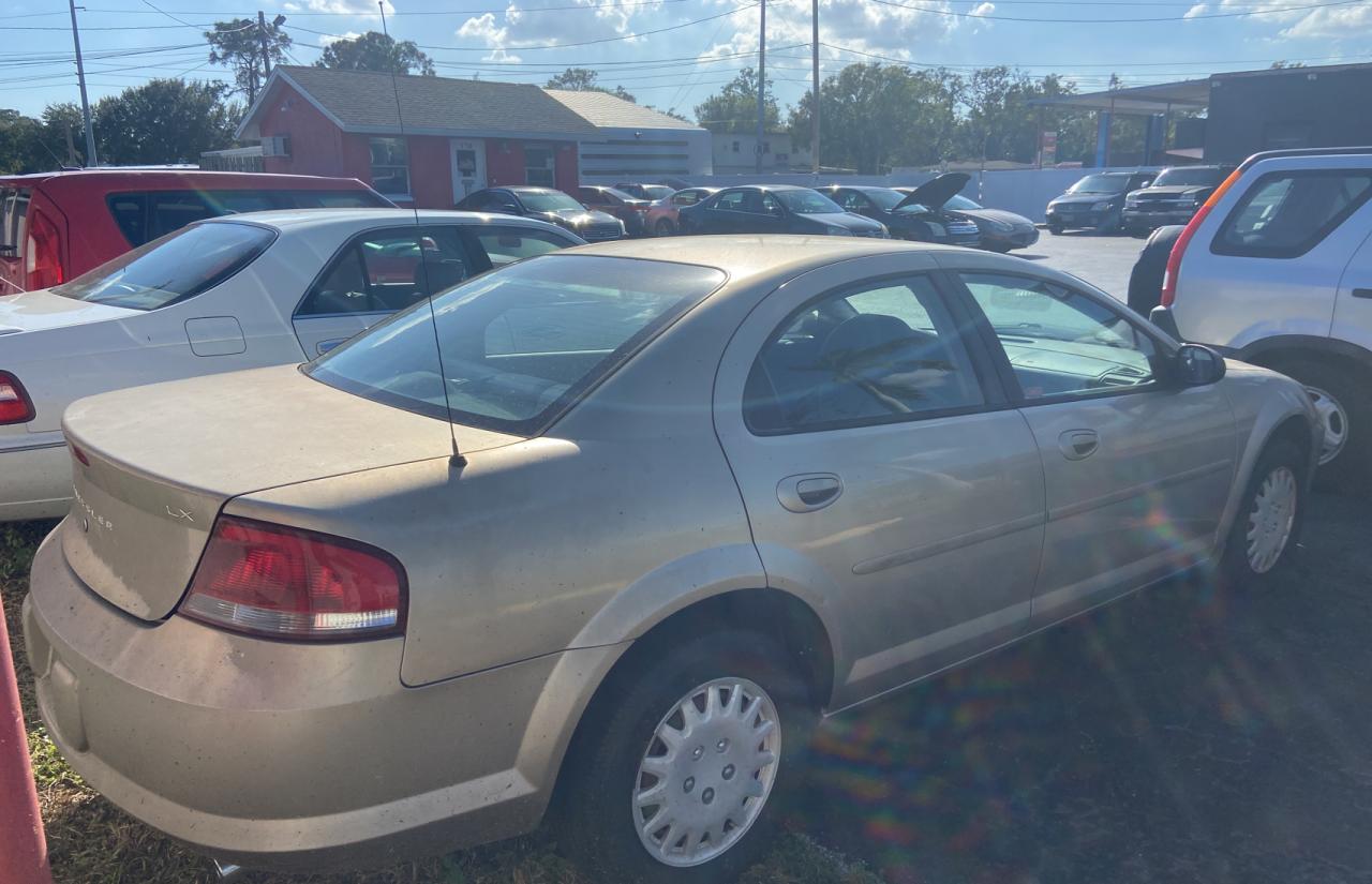 Lot #2972116153 2002 CHRYSLER SEBRING LX