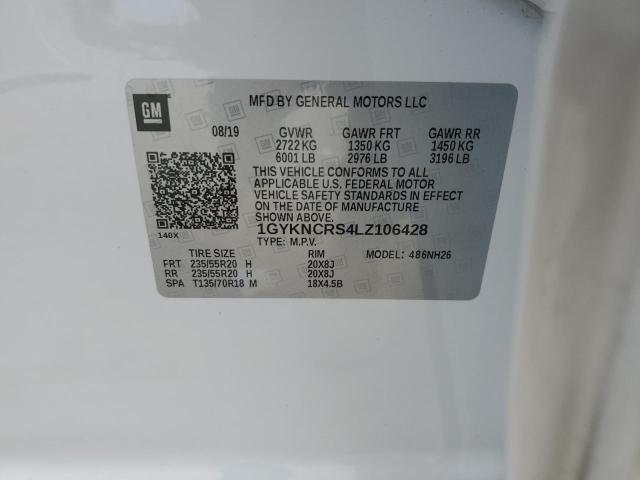 2020 CADILLAC XT5 PREMIU - 1GYKNCRS4LZ106428