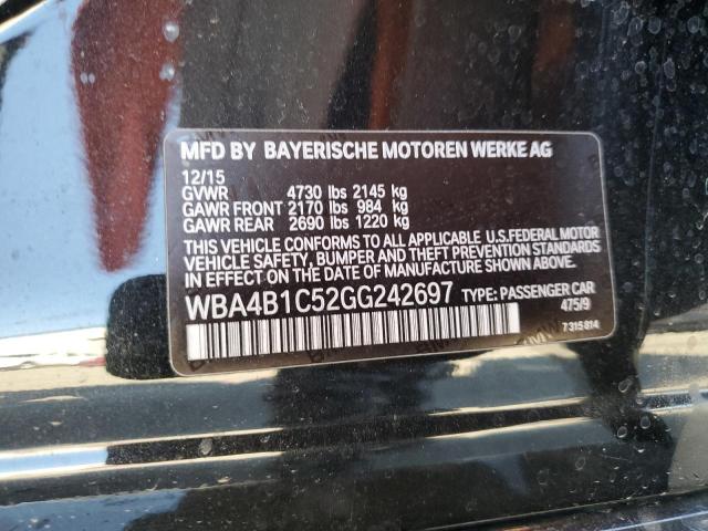 2016 BMW 435 I GRAN WBA4B1C52GG242697