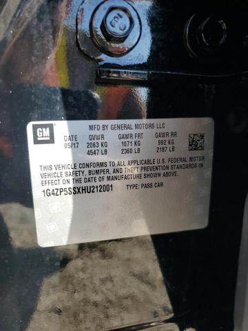 2017 BUICK LACROSSE E - 1G4ZP5SSXHU212001