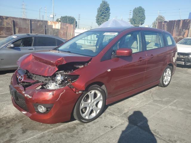 MAZDA 5 2008 burgundy  gas JM1CR29L980323499 photo #1