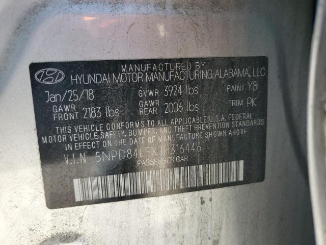 2018 HYUNDAI ELANTRA SE - 5NPD84LFXJH316446