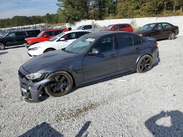 BMW M3 2015 gray  gas WBS3C9C52FP805216 photo #1