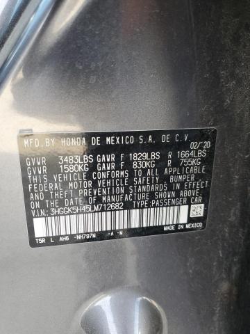 2020 HONDA FIT LX - 3HGGK5H45LM712682