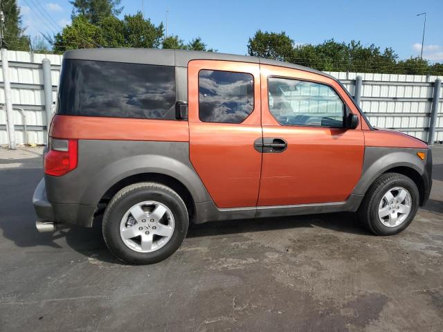 HONDA ELEMENT EX 2004 orange 4dr spor gas 5J6YH18574L009004 photo #4