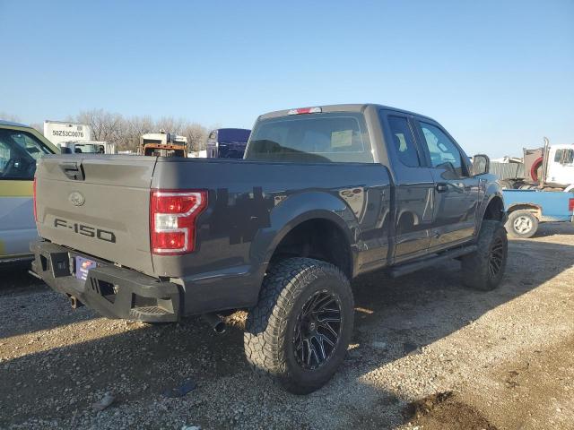 FORD F150 SUPER 2018 gray  gas 1FTEX1EB7JFB27103 photo #4