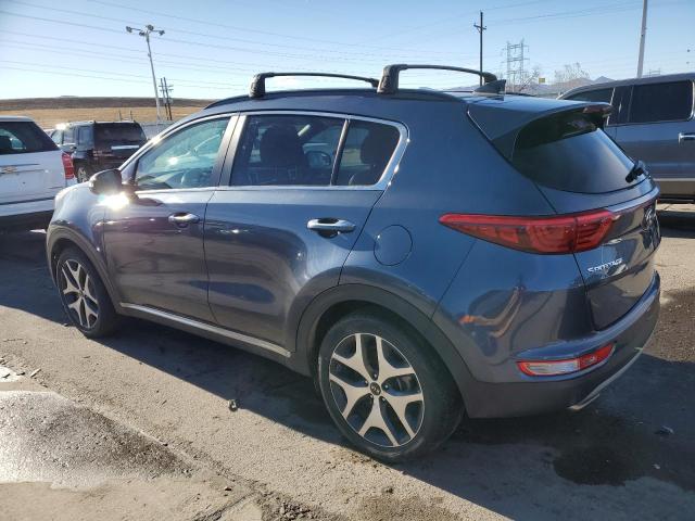 KIA SPORTAGE S 2018 blue  gas KNDPR3A65J7380258 photo #3