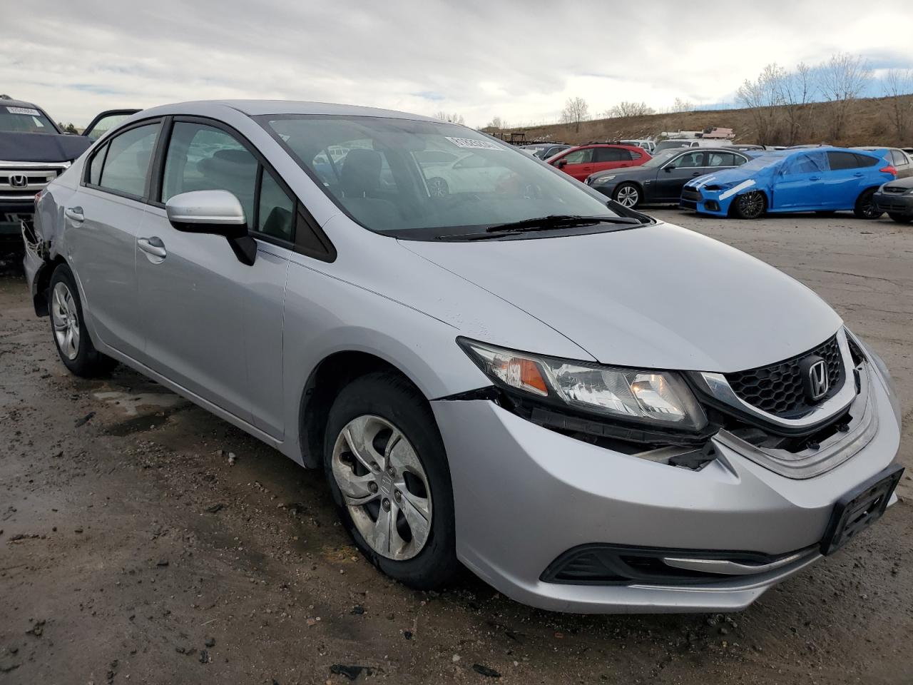 Lot #2996906879 2014 HONDA CIVIC LX