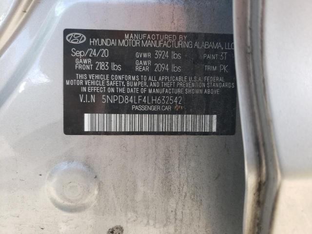 2020 HYUNDAI ELANTRA SE - 5NPD84LF4LH632542