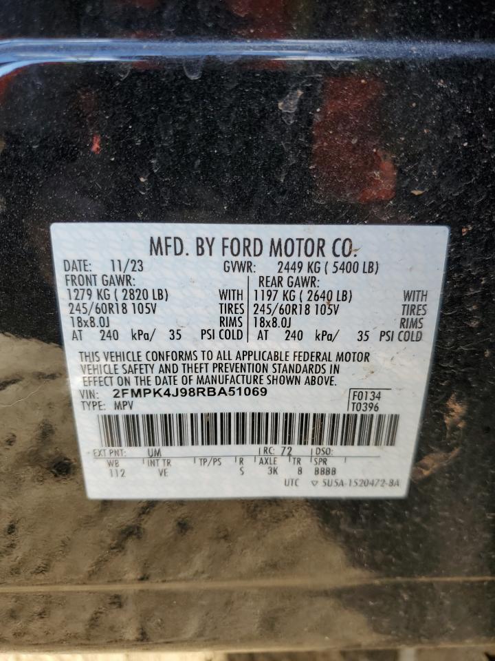 Lot #2976559581 2024 FORD EDGE SEL