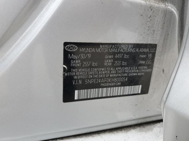2019 HYUNDAI SONATA SE - 5NPE24AF0KH800054