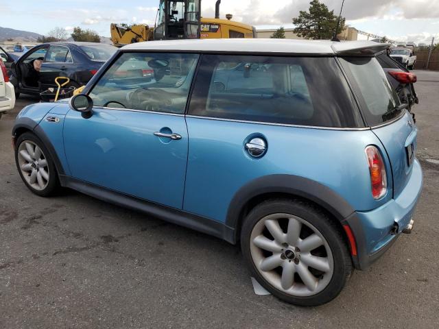 MINI COOPER S 2004 blue  gas WMWRE33434TD89438 photo #3