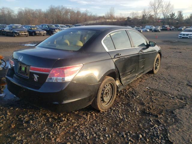 HONDA ACCORD LX 2012 black sedan 4d gas 1HGCP2F31CA101442 photo #4