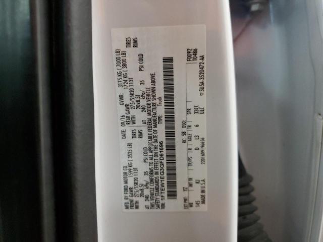 2016 FORD F150 SUPER - 1FTEW1EG3GFD61696