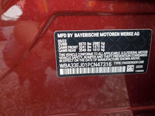 2023 BMW 760 XI WBA33EJ01PCN47316