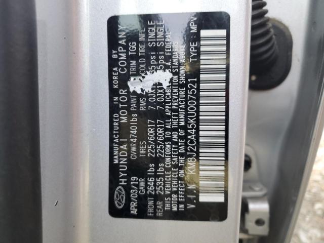 2019 HYUNDAI TUCSON SE - KM8J2CA45KU007521