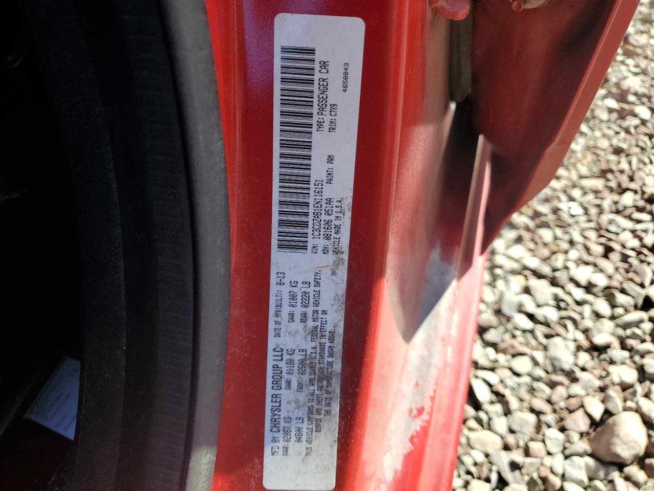 Lot #2955026898 2014 DODGE AVENGER SE