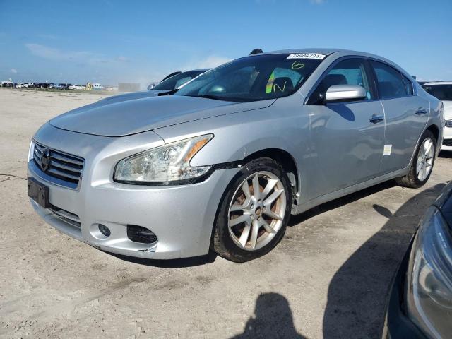 NISSAN MAXIMA S 2014 silver  gas 1N4AA5AP8EC435533 photo #1