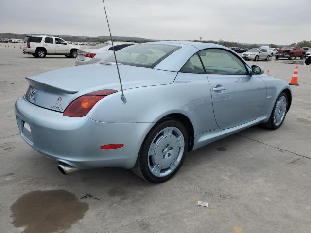 LEXUS SC 430 2004 blue  gas JTHFN48Y840053210 photo #4