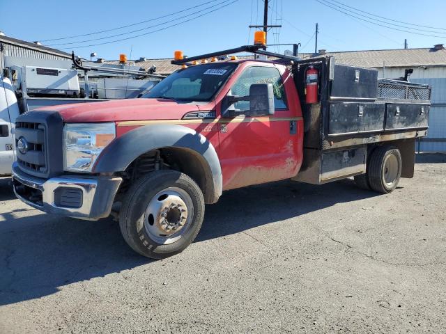 FORD F450 SUPER 2012 red chassis gas 1FDUF4GY3CEB74294 photo #1