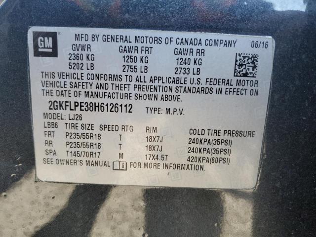 2017 GMC TERRAIN SL - 2GKFLPE38H6126112