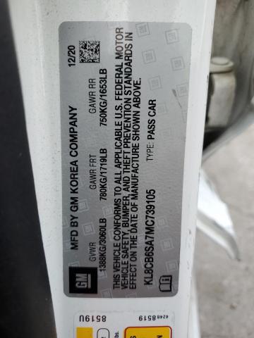 2021 CHEVROLET SPARK LS - KL8CB6SA7MC739105