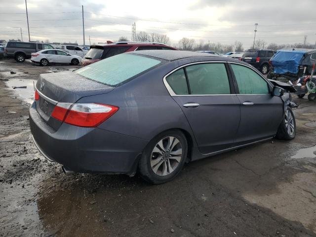 HONDA ACCORD LX 2013 gray sedan 4d gas 1HGCR2F33DA007641 photo #4