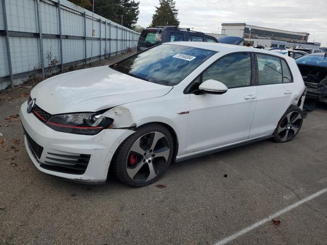 VOLKSWAGEN GTI S/SE 2016 white  gas 3VW4T7AU1GM041003 photo #1